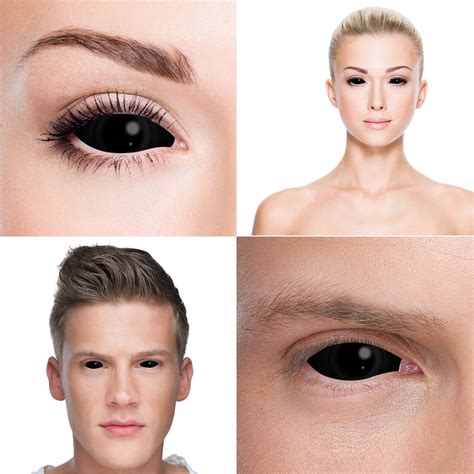 black sclera eye contacts